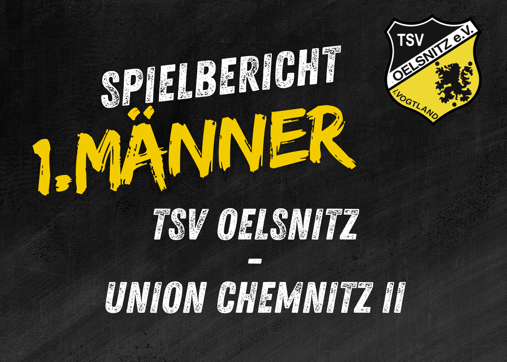 Regionsliga Chemnitz Männer: TSV Oelsnitz – Union Chemnitz II 22:16 (13:9)